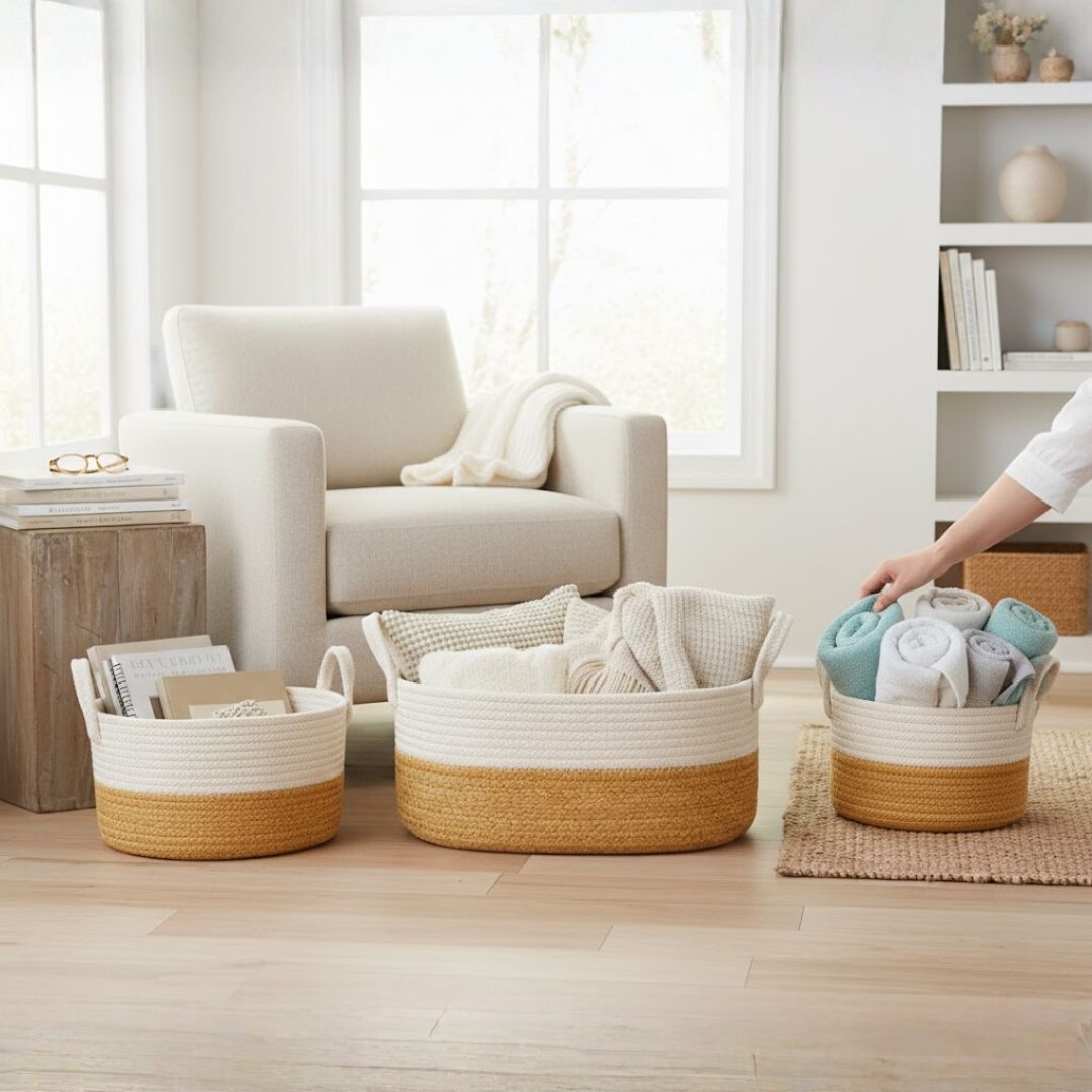 Dhamaka Basket: Stylish Eco-Friendly Storage Solution